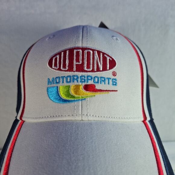 NASCAR Jeff Gordon 24 Dupont Motorsport Strapback Hat Cap Red White Blue - Picture 2 of 9